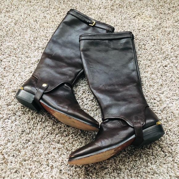 - Coach Leona boots size 7.5 equestrian booties shoes - Picture 2 of 16